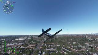 Microsoft Flight Simulator -- Manhattan in the Red Bull Extra 300
