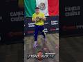 Canelo WARMS UP for Jermell Charlo KO; MOMENTS before FIGHT!