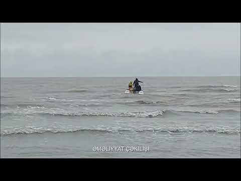 Xəzər dənizində 2 nəfərin itkin düşməsi barədə