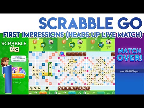 Scrabble GO First Impressions [Live Match Head to Head] - YouTube