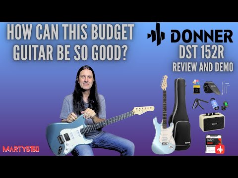 How Can This Budget Guitar Be So Good?  The Donner DST 152R Review And Demo