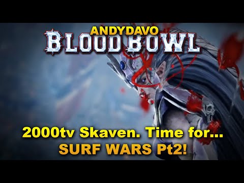 Dark Elves Challenged by 2000 Team Value Skaven!! Surf Wars Part 2 [Match 20]