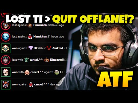 ATF quit OG offlane to become a Carry?