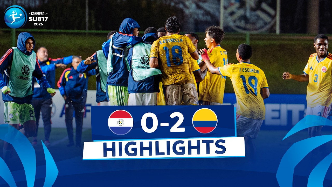 Paraguay U17 vs Colombia U17 Highlights