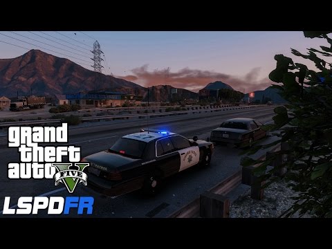 GTA V LSPDFR #16 - CHP - Best Backup Ever!