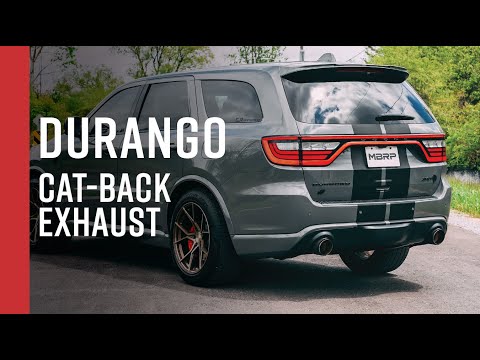 2018+ DODGE Durango SRT/SRT Hellcat // MBRP 3" Cat-Back, Dual Rear Exit Exhaust Overview