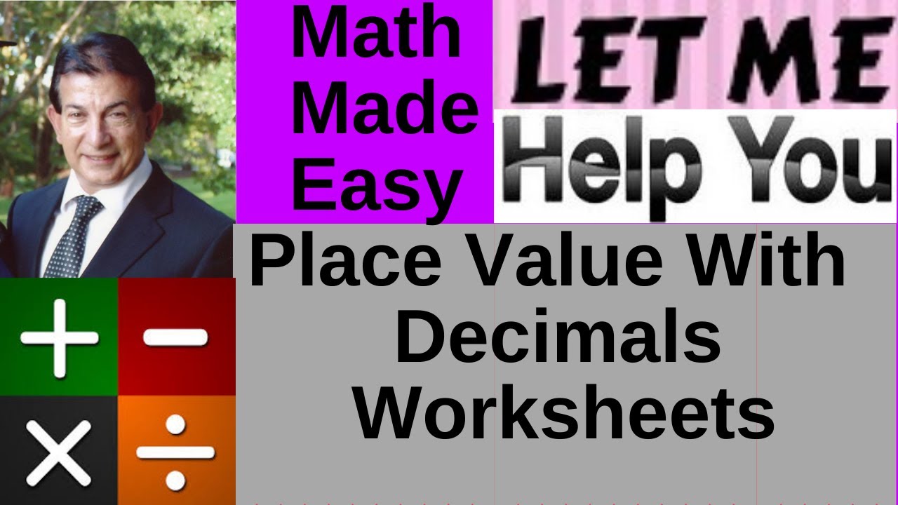 Place Value With Decimals Worksheets