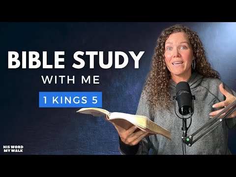 1 Kings 5 | Who Built The Temple in the Bible? [Bible Study WITH Me]
