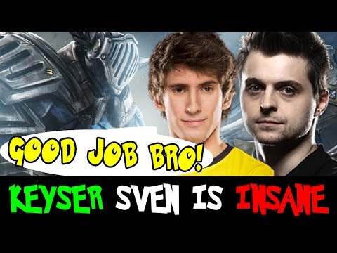 Keyser plays Sven, Dendi plays Broodmother