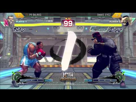 SXSW 2015 USF4 - PR Balrog (Balrog) vs Snake Eyez (Zangief)