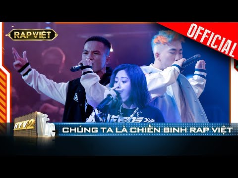 Hừng hực khí thế với bản rap Chúng Ta Là Chiến Binh Rap Việt | Rap Việt - Mùa 2 [Live Stage]