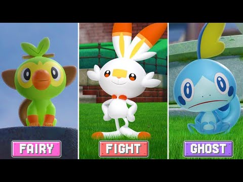 I Tipi Delle Evoluzioni Degli Starter In Pokemon Spada E Scudo?