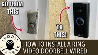 How to Install Ring Video Doorbell Wired (Easy!) // NEW HOUSE EP #5
