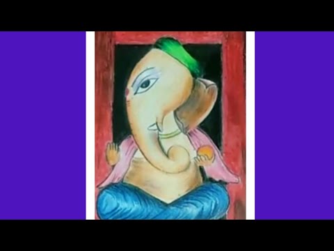 How to draw Lord Ganesha Easy | Simple Drawing of Lord Ganesha for beginners Video