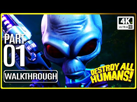 DESTROY ALL HUMANS REMAKE Gameplay Walkthrough PART 1 (No Commentary) 4K 60FPS UltraHD