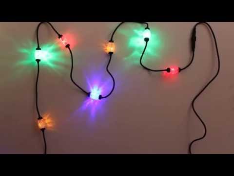 Световая декорация "Диамант" 9 разноцветных ламп LD-DM-9-M-WSS