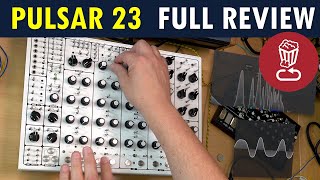 Video thumbnail for Review: PULSAR 23 by SOMA  // 10 Patch ideas, tips, and full tutorial by loopop