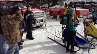preview picture of video 'Kearney Dog Sled Races 2014 - The Dog Yard'