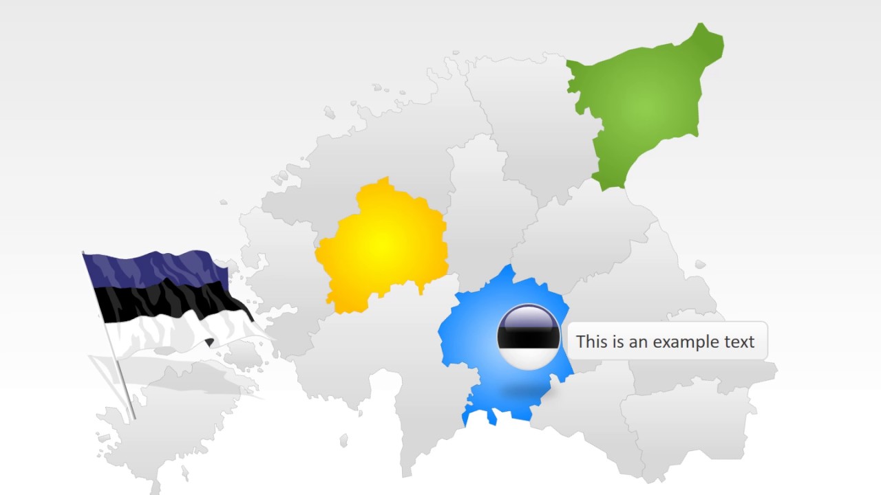 Baltic States Keynote Maps Templates - Baltic States Maps