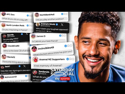 William Saliba answers the internet’s most asked questions... 👀 | William Saliba Fan Q&A