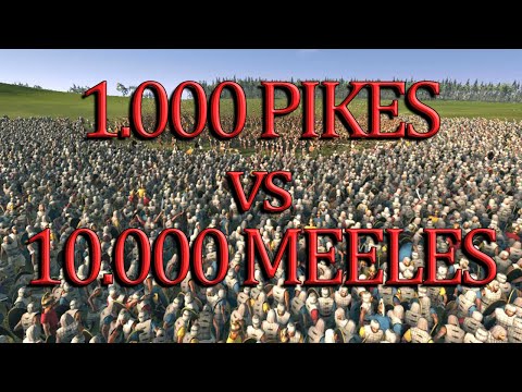 1.000 PIKES vs 10.000 MELEE | Total war: Rome 2 | Massive Battle