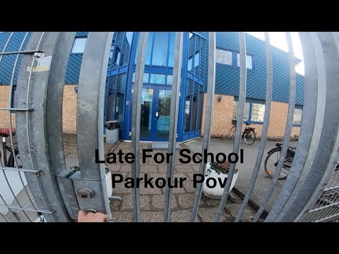 Late For School Parkour Pov | Lux3run