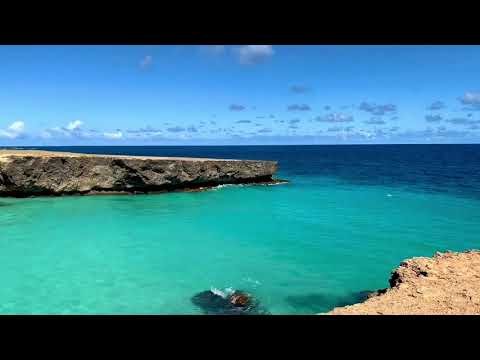 Boca Keto - amazing beach in the Arikok National Park in Aruba, 1080p HD
