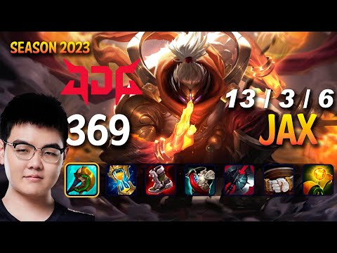 JDG 369 JAX VS IRELIA Top - Patch 13.14 KR Ranked