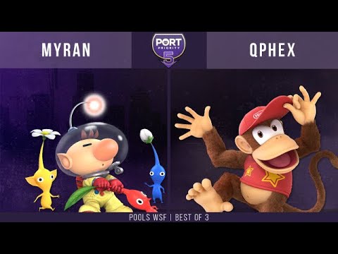 Port Priority 5 - Armada | Myran (Olimar) vs. Qphex (Diddy Kong) - Pools WSF
