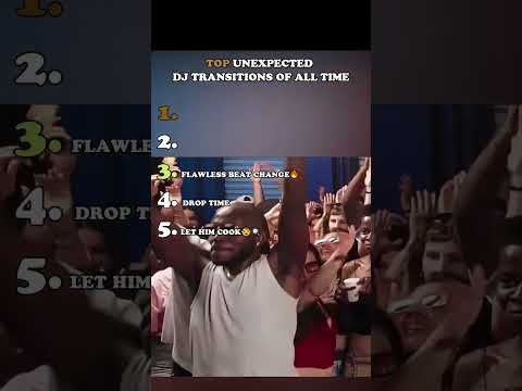 UNEXPECTED DJ TRANSITIONS OF ALL TIME😲🔥 #dj #music #ranking