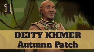 Civ 6 Khmer 1 Let&#39;s Play - Jayavarman Religious Relics Victory on the Autumn Patch