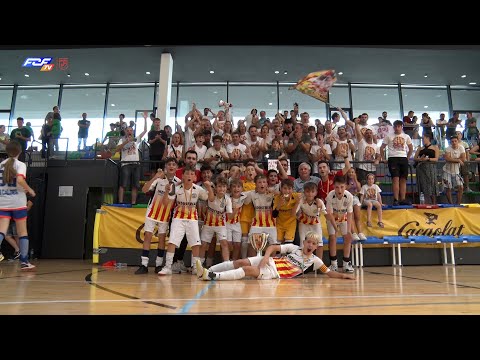 Resum Industrias Santa Coloma - Barça (Final Copa Catalunya Aleví masculí FS)
