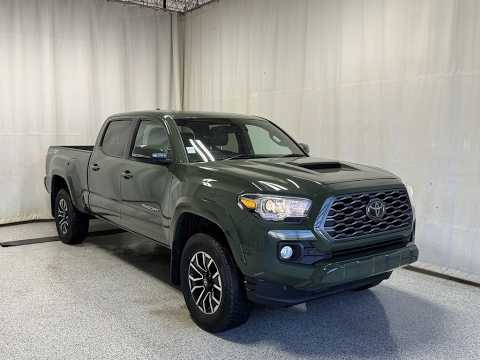 2021 Toyota Tacoma 4x4 Double Cab Auto in Green for sale at Park Mazda in Sherwood Park, AB
