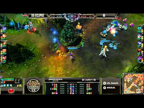 LoL Oceanic S3 Championship - Team Exile 5 Eclipse vs Iron Gaming