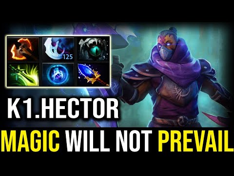 K1.Hector [Anti Mage] Gameplay EZ FARM EZ LIFE For Pos 1 Players Dota 2