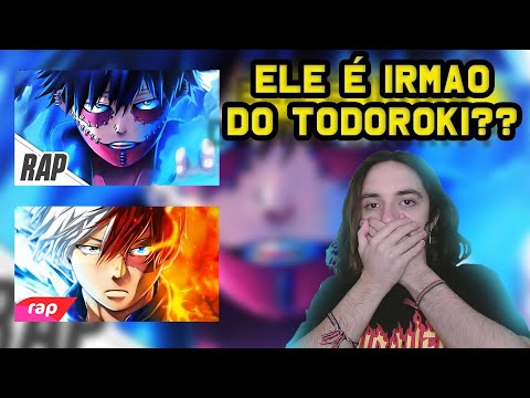 (IS HE TODOROKI'S BROTHER?) REACTING TO DABI'S RAP AND TODOROKI'S RAP (Basara and 7 Minutoz) [REACT]