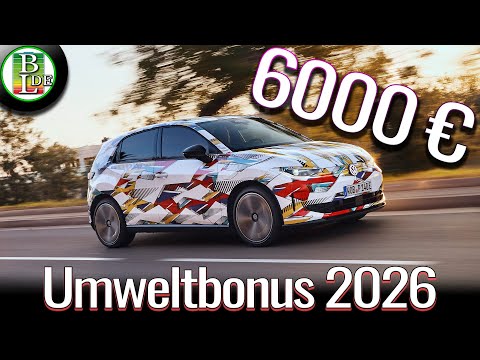 Umweltbonus 2026 ist zurück | Bis zu 6.000 € Förderung für E-Autos & Hybride – alle Details erklärt