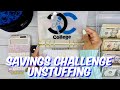 SAVINGS CHALLENGE UNSTUFFING | CASH STUFFING | SHESAIDYES UNBOXING | CASH ENVELOPES | MONEY COUNT