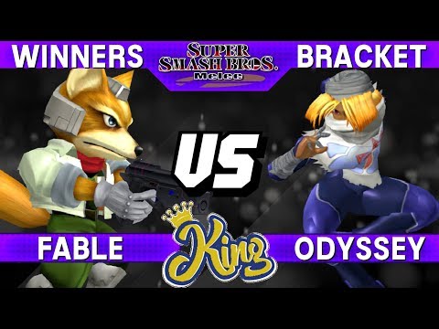 Smash Melee - Fable (Fox) vs Odyssey (Sheik) - King Winners Bracket