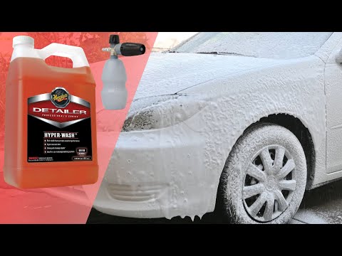 Testing Meguires Hyper Wash in my Foam Cannon | 4k Nikon Z6 35mm f1.8 s