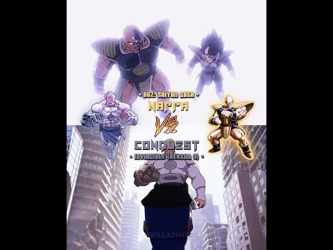 Nappa Vs Conquest (Dragon Ball Z Vs Invincible) | Anime Vs Animated Versions