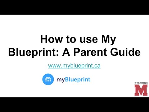 How to use My Blueprint: A Parent Guide