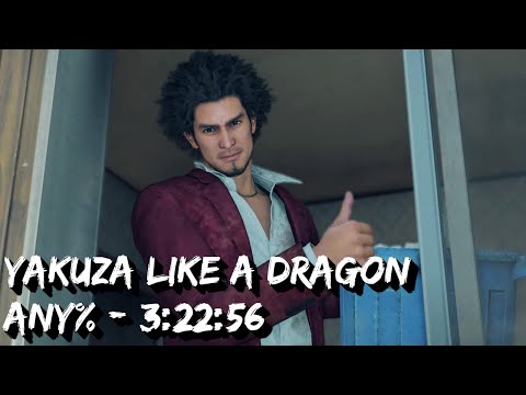 Any% Yakuza Like a Dragon Speedrun PB - 3:22:56