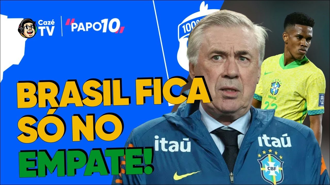 SELEÇÃO BRASILEIRA NÃO SE IMPÕE, PERDE PÊNALTI, E FICA SÓ NO 1 X 1 CONTRA A TUNÍSIA | PAPO 10