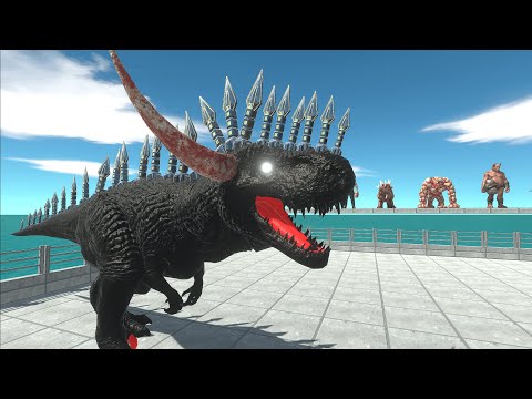 PUNK DINOSAURS T-REX MUTANT VS ALL UNIT INFERNAL - ANIMAL REVOLT BATTLE SIMULATOR