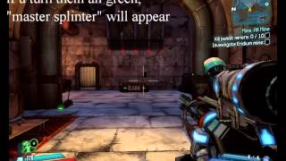 Borderlands 2 Secret Boss in Rat's Nest ("Splinter Group" Side Quest)