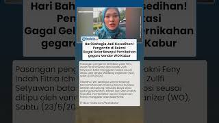 Pasangan Pengantin di Bekasi Gagal Resepsi Pernikahan gara-gara Ditipu Pemilik Vendor Katering WO