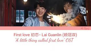 Lai Guanlin - First Love (ENG/Pinyin) A little thi