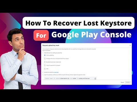 How to recover lost keystore for google play console || Tech Trek