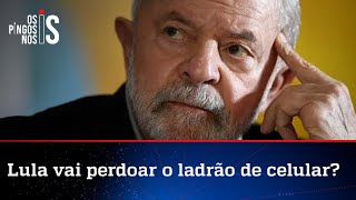 Celular ‘some’ em evento com Lula e fato vira piada na internet